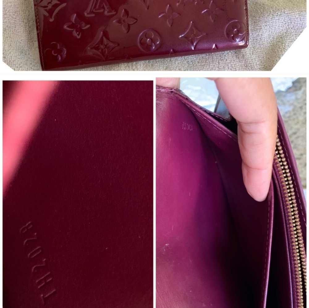 Authentic Louis Vuitton Long Vernis Sarah wallet - Picture 2 of 16